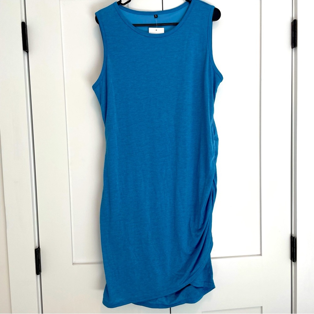 🪼🤍 BTFBM BLUE SLEEVELESS DRESS 🤍🪼